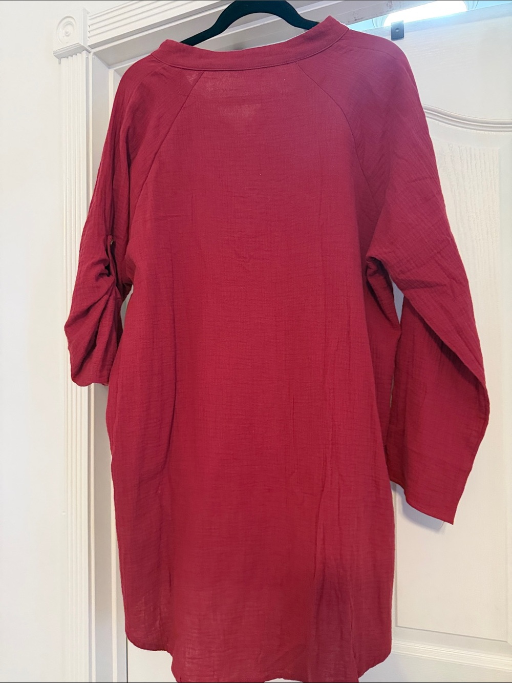 Yoins Button-Front Tunic Top - Picture 3 of 4